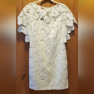 Lauren Women's Ralph Lauren Floral Lace Dress White size 6